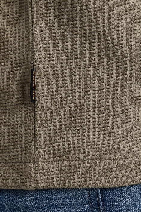 PME legend short sleeve polo flatback waffle